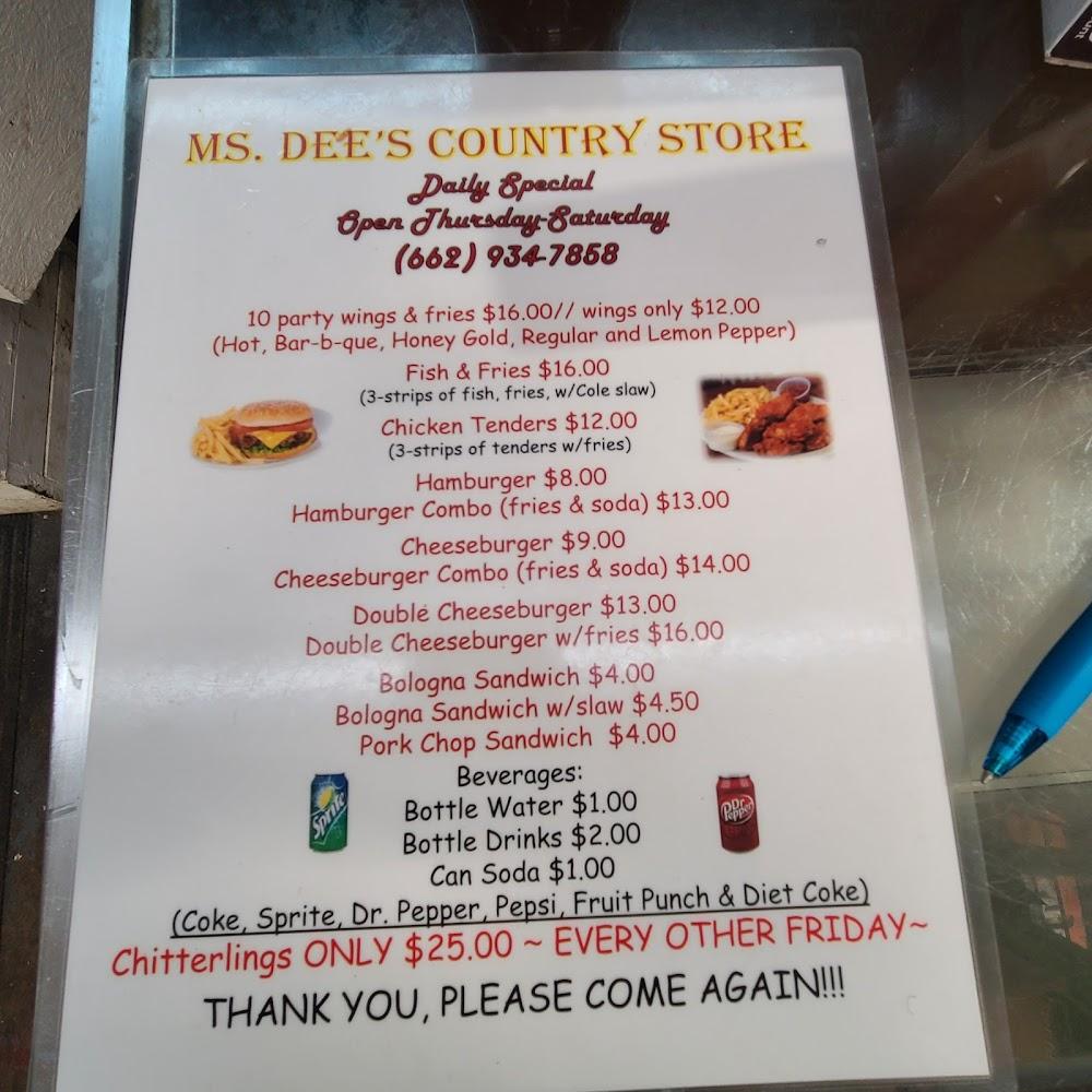 Ms. Dee's Country Store Bottle Drinks